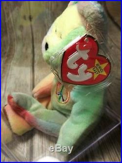 Ty Beanie Babies Rare Retired PEACE w Tag Errors ORIGiiNAL/SUFACE 1st Edition