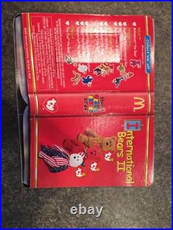 Ty Beanie Babies-Rare! Spangle The Bear McDonalds 1999 in original packaging