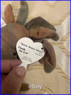 Ty Beanie Babies Rare Vintage Teenie Claude