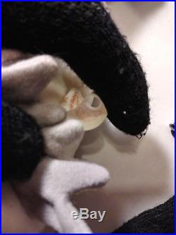 Ty Beanie Babies Retired KUKU w ULTRA RARE WHITE STAR Tag Error PVC 1st EDITION