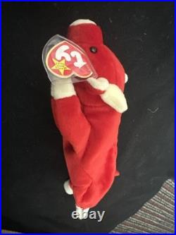 Ty Beanie Babies SNORT RED BULL 1995 RARE ORIGINAL SEE TAG PHOTOS