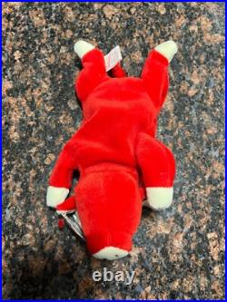 Ty Beanie Babies SNORT RED BULL 1995 RARE ORIGINAL SEE TAG PHOTOS MINT COND