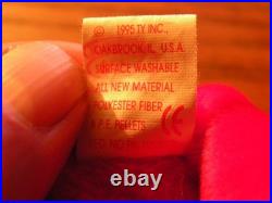 Ty Beanie Babies SNORT RED BULL 1995 RARE ORIGINAL SEE TAG PHOTOS MINT NWT Ty Beanie Babies SNORT RED BULL 1995 RARE ORIGINAL SEE TAG PHOTOS MINT NWT