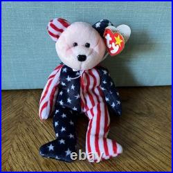 Ty Beanie Babies SPANGLE PINK FACE-RAREMint Cond. / Tag ERRORS-sales to CHARITY