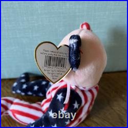 Ty Beanie Babies SPANGLE PINK FACE-RAREMint Cond. / Tag ERRORS-sales to CHARITY