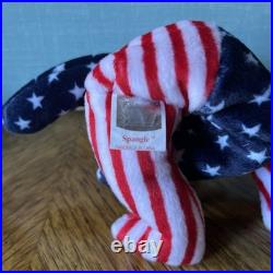 Ty Beanie Babies SPANGLE PINK FACE-RAREMint Cond. / Tag ERRORS-sales to CHARITY