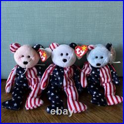 Ty Beanie Babies SPANGLE PINK FACE-RAREMint Cond. / Tag ERRORS-sales to CHARITY