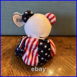 Ty Beanie Babies SPANGLE WHITE FACE-RAREMint Cond. / Tag ERRORS-sales to CHARITY
