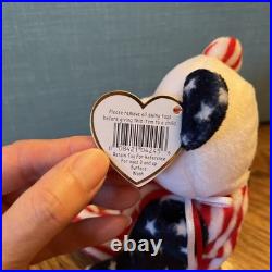 Ty Beanie Babies SPANGLE WHITE FACE-RAREMint Cond. / Tag ERRORS-sales to CHARITY