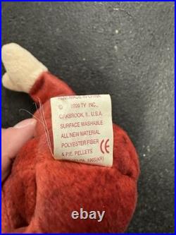 Ty Beanie Babies Schweetheart the Orangutang Toy Rare 1999 Model with Errors