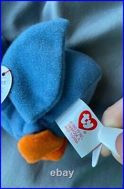 Ty Beanie Babies Scoop 1993 Rare Retired Collectible In Original Bag W Tag