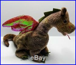 Ty Beanie Babies Scorch The Dragon Rare With Errors Retired 1998 Collectible