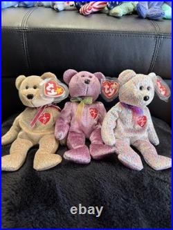 Ty Beanie Babies Signature Bear Collection Lot 1999, 2000, 2001 Rare, New Ty Beanie Babies Signature Bear Collection Lot 1999, 2000, 2001 Rare, New