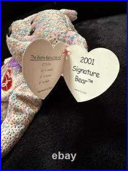 Ty Beanie Babies Signature Bear Collection Lot 1999, 2000, 2001 Rare, New Ty Beanie Babies Signature Bear Collection Lot 1999, 2000, 2001 Rare, New