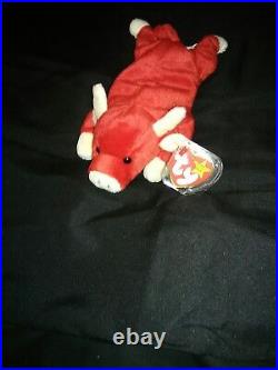 Ty Beanie Babies Snort Rare Retiired New in Mint condition