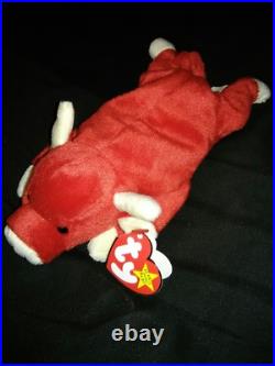 Ty Beanie Babies Snort Rare Retiired New in Mint condition