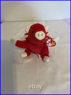 Ty Beanie Babies Snort the Bull Retired Rare 1995 Mint So Cute