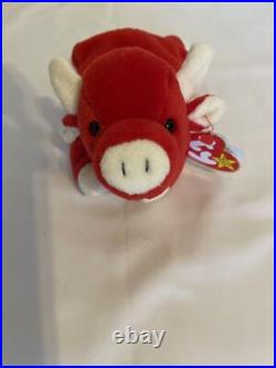 Ty Beanie Babies Snort the Bull Retired Rare 1995 Mint So Cute Ty Beanie Babies Snort the Bull Retired Rare 1995 Mint So Cute