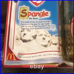 Ty Beanie Babies Spangle The Bear McDonalds New RARE 1999 Never Opened E