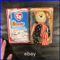 Ty Beanie Babies Spangle The Bear McDonalds New RARE 1999 Never Opened E
