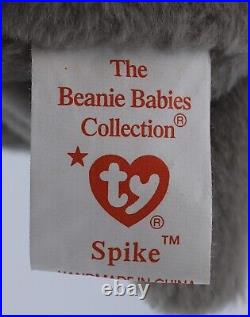 Ty Beanie Babies Spike Rhino 1996 RARE, ERRORS (Excellent, Retired, Baby)