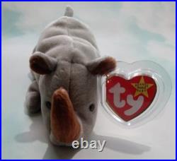 Ty Beanie Babies Spike the Rhinoceros 1996 Retired Rare