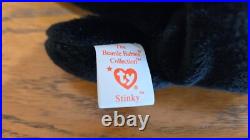 Ty Beanie Babies'Stinky' the Skunk Plush Toy 4017 1995 PVC Rare With Errors Ty Beanie Babies'Stinky' the Skunk Plush Toy 4017 1995 PVC Rare With Errors