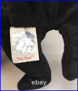 Ty Beanie Babies The End Bear 1999 RARE Tag Errors Mint Collector