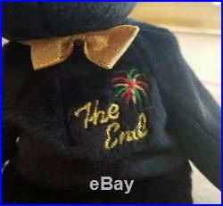 Ty Beanie Babies The End Bear 1999 With RARE Tag Error Mint Condition