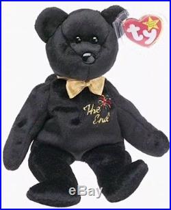 Ty Beanie Babies The End Bear 1999 With RARE Tag Error Mint Condition