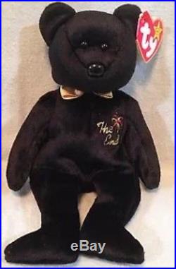 Ty Beanie Babies The End Bear 1999 With RARE Tag Errors Mint Condition