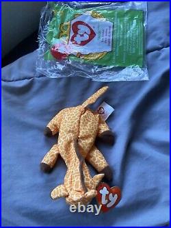 Ty Beanie Babies Twigs Giraffe 1993 Rare Retired Collectible Original Bag W Tag