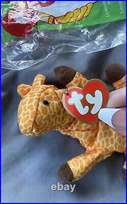 Ty Beanie Babies Twigs Giraffe 1993 Rare Retired Collectible Original Bag W Tag