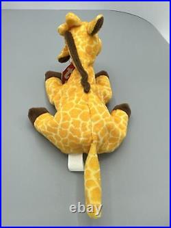 Ty Beanie Babies Twigs The Giraffe 1995 Errors Rare Blank Tag! Retired