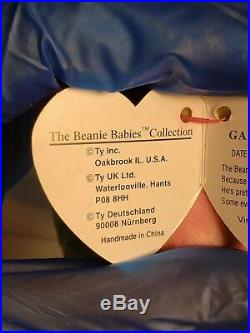 Ty Beanie Babies ULTRA RARE GARCIA PVC 1st EDITION retired Extraordinary Errors