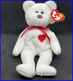 Ty Beanie Babies VALENTINO & VALENTINA-Retired-RARE-See Description-TAG Errors