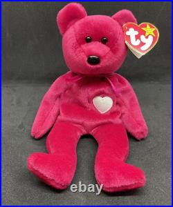 Ty Beanie Babies VALENTINO & VALENTINA-Retired-RARE-See Description-TAG Errors