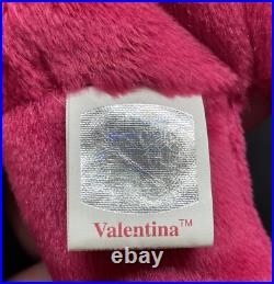 Ty Beanie Babies VALENTINO & VALENTINA-Retired-RARE-See Description-TAG Errors