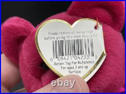 Ty Beanie Babies VALENTINO & VALENTINA-Retired-RARE-See Description-TAG Errors