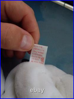 Ty Beanie Babies Valentino 1993/1994 Rare with Brown Nose Tag Errors