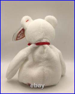 Ty Beanie Babies Valentino The Bear RARE With Errors (Retired)