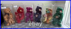 Ty Beanie Babies Vintage 1990's Original LOT OF 6 VINTAGE RARE BEARS 13in & 9