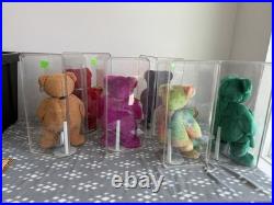 Ty Beanie Babies Vintage 1990's Original LOT OF 6 VINTAGE RARE BEARS 13in & 9