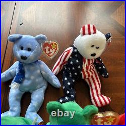 Ty Beanie Babies Vintage Bear Plush Toys Rare Tag Error ST And Tush Tags