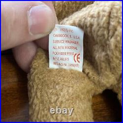 Ty Beanie Babies Vintage Bear Plush Toys Rare Tag Error ST And Tush Tags