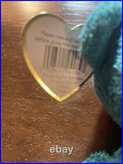 Ty Beanie Babies Wallace 1999 Rare Holographic Tush Tag With Errors Mint Cond