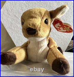 Ty Beanie Babies Whisper Deer 1997 1998 RARE, ERRORS (Retired, Baby)