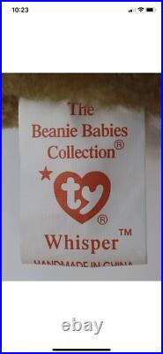 Ty Beanie Babies Whisper Deer 1997 1998 RARE, ERRORS (Retired, Baby)