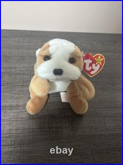 Ty Beanie Babies Wrinkles Bulldog 1996 RARE