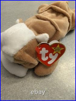 Ty Beanie Babies Wrinkles Bulldog 1996 RARE